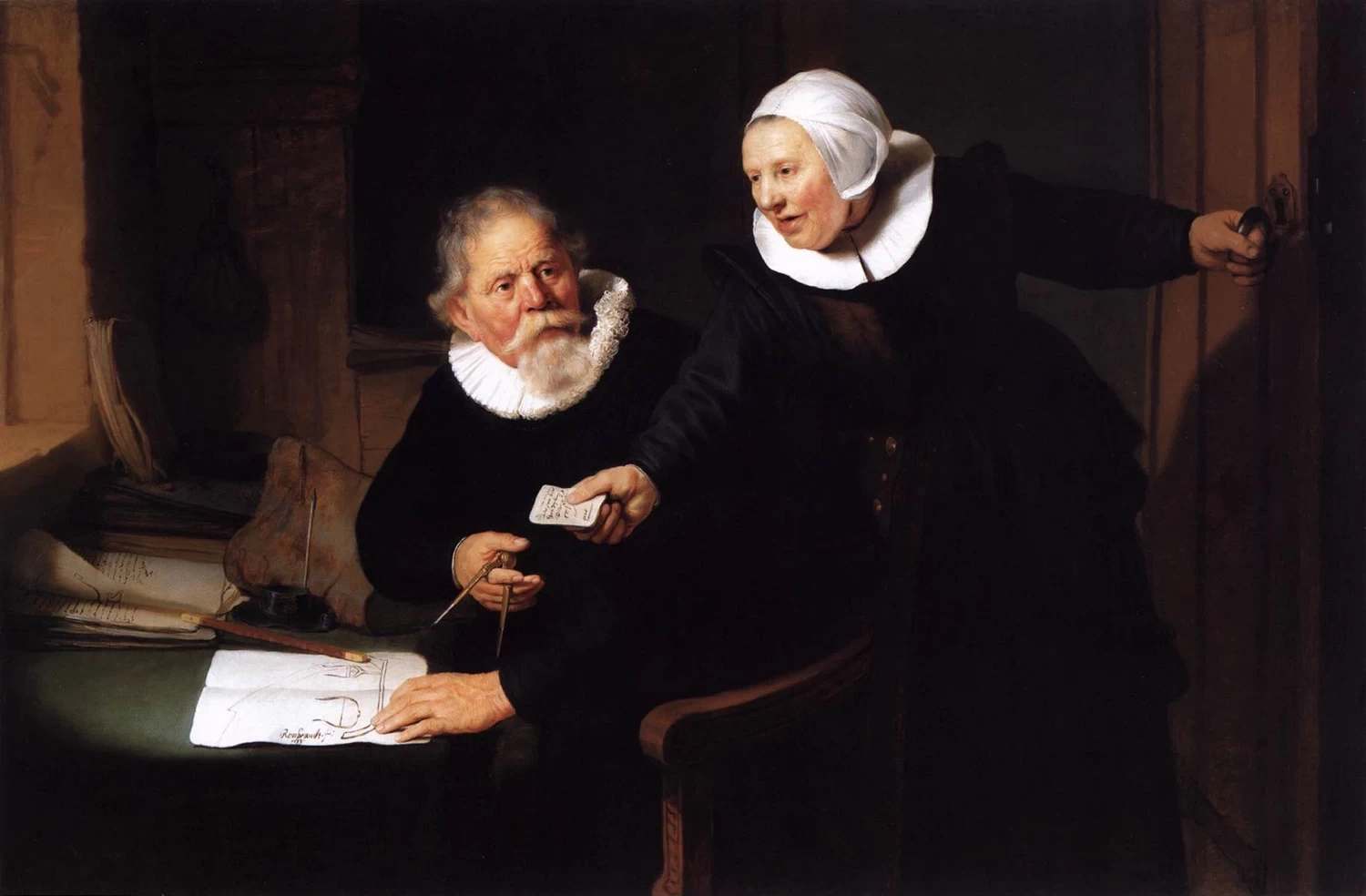 Ritratto di Jan Rijcksen e la moglie Griet Jans - Royal Collection, London